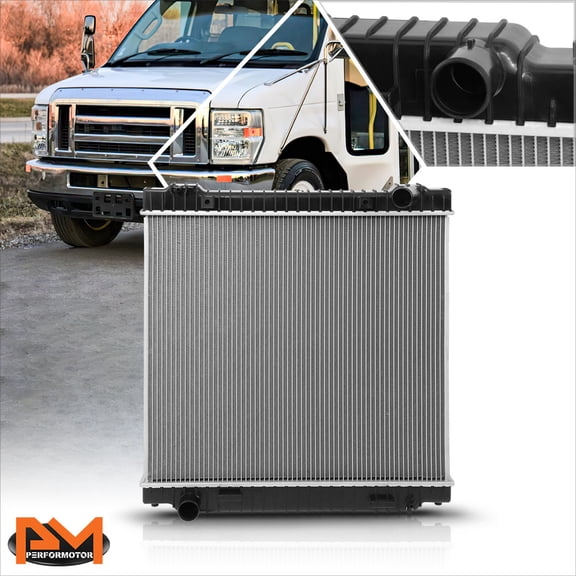 PM PERFORMOTOR Aluminum OE Style Radiator for 04-10 Ford F-350/E-450 6.0L Powerstroke DPI-2976