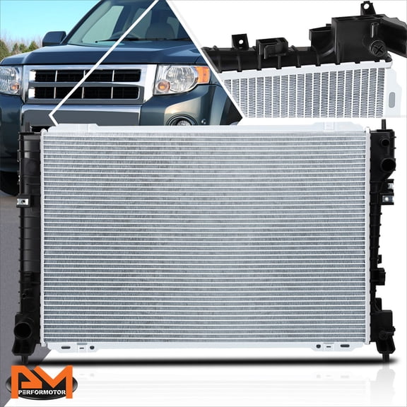 PM PERFORMOTOR Aluminum OE Style Radiator for 08-12 Ford Escape/Mazda Tribute 3.0L AT DPI-13041