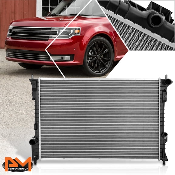 PM PERFORMOTOR Aluminum OE Style Radiator for 10-12 Ford Flex Lincoln MKT w/ Turbo DPI-13214