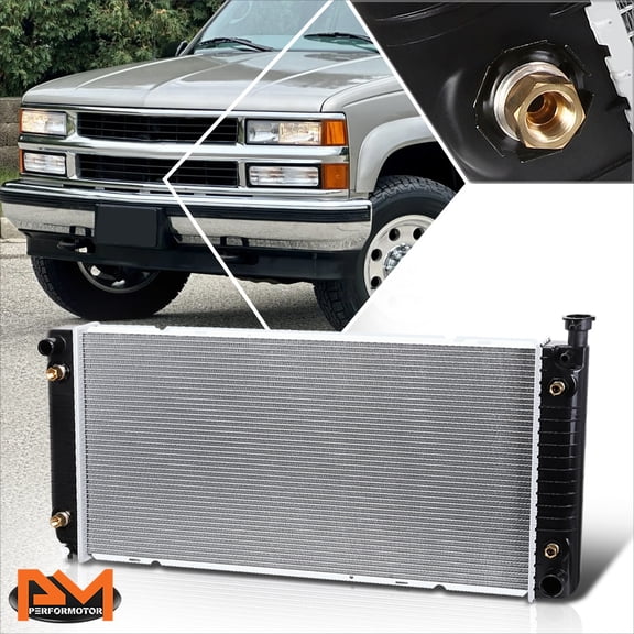 PM PERFORMOTOR Aluminum OE Style Radiator for 92-00 Chevy/GMC C/K Suburban 5.0/5.7/7.4 DPI-1693