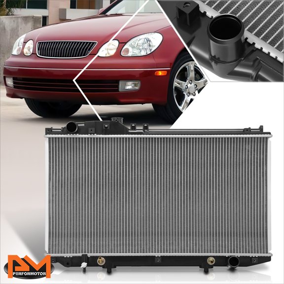 PM PERFORMOTOR Full Aluminum Core Factory Style Cooling Radiator for 01-05 Lexus GS430 DPI-2541