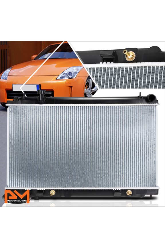 Full Aluminum Core OE Replacement Radiator for 03-06 350Z 3.5L AT/MT DPI-2576