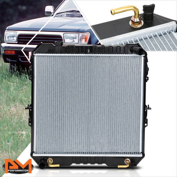 PM PERFORMOTOR Full Aluminum Core OE Replacement Radiator for 88-95 4Runner/Pickup V6 AT DPI-50