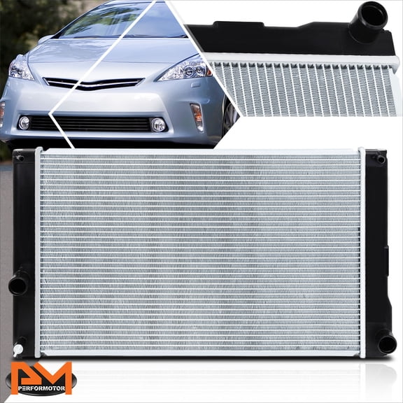PM PERFORMOTOR Full Aluminum Core OE Style Cooling Radiator for 11-16 CT200H/Prius V DPI-13119