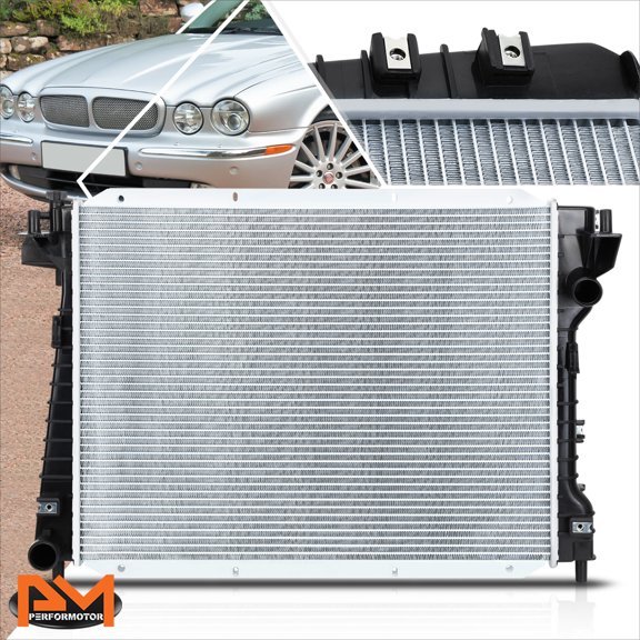 PM PERFORMOTOR Full Aluminum Core OE Style Radiator for 04-05 Jaguar XJ8/XJR 4.2L AT/MT DPI2256