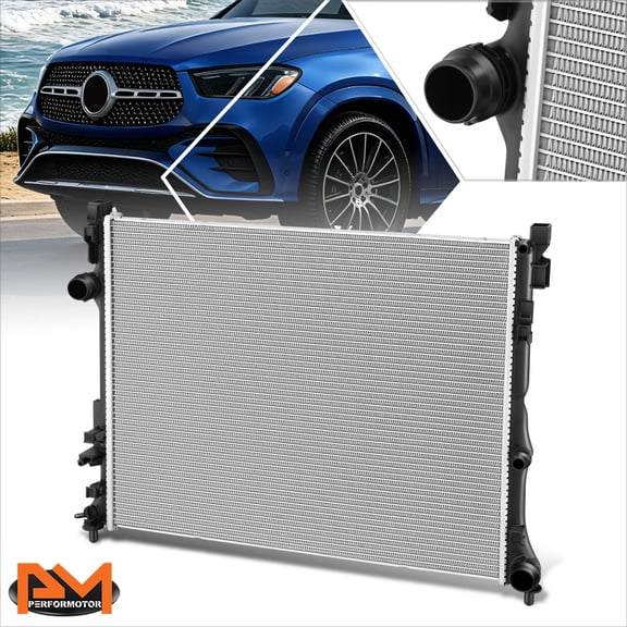 PM PERFORMOTOR Full Aluminum Core Radiator for 20-26 Benz GLE350 GLE450 GLS450 G550 DPI-13803