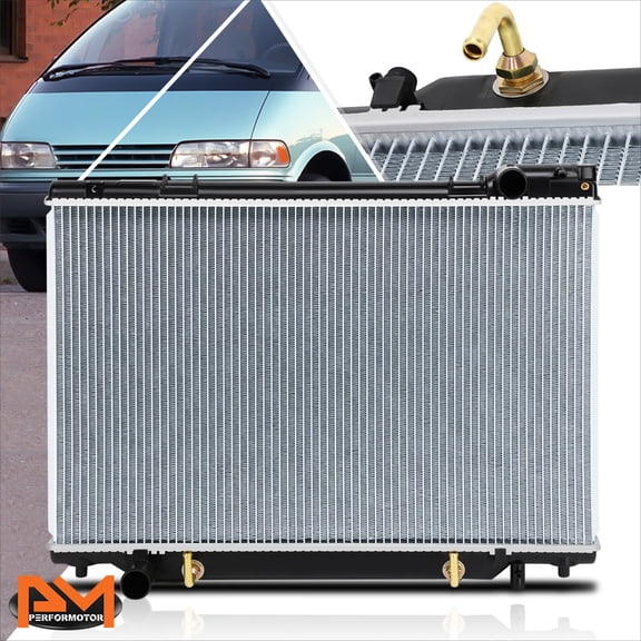 PM PERFORMOTOR Full Aluminum OE Factory Style Cooling Radiator for 91-95 Previa AT/MT DPI-1155