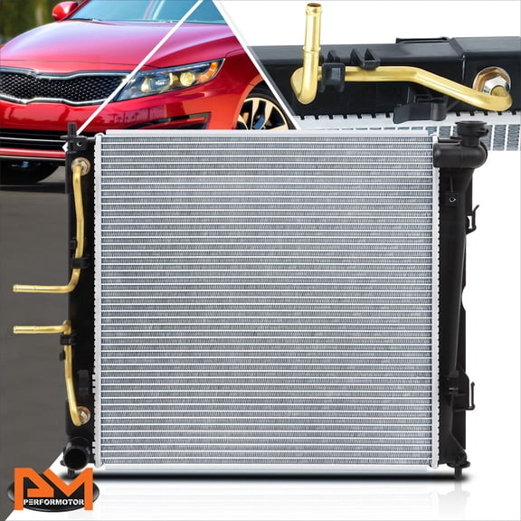 PM PERFORMOTOR Full Aluminum OE Style Radiator for 11-15 Optima/Sonata 2.0T AT/MT DPI-13189