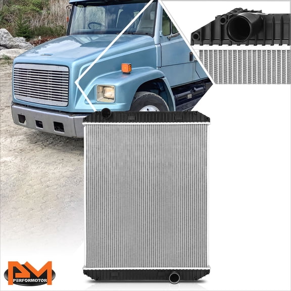 PM PERFORMOTOR for 01-07 Freightliner FLD FL/Sterling Truck Acterra 5500-8500 3-Row Radiator
