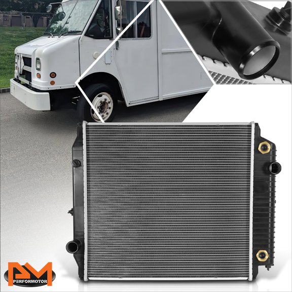 PM PERFORMOTOR for 03-10 Freightliner MB Line MT45 MT55 Aluminum Core 2-Row Cooling Radiator