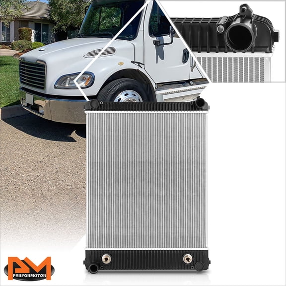 PM PERFORMOTOR for 03-11 Freightliner Business Class M2/M2 106/M2 100/B2 2-Row Cooling Radiator