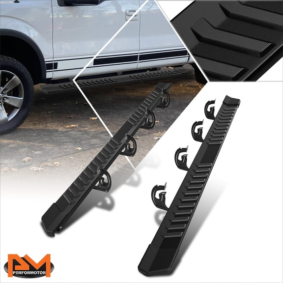 PM PERFORMOTOR for 04-14 Ford F150 Crew Cab Stainless Steel 6" Side Step Running Board Nerf Bar