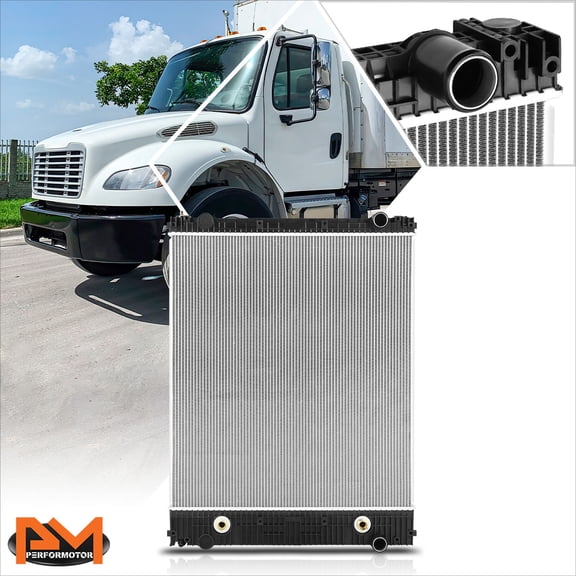 PM PERFORMOTOR for 06-15 Freightliner M2 106/Business Class M2 2-Row Aluminum Cooling Radiator