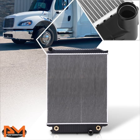 PM PERFORMOTOR for 07-13 Freightliner S2C S2 B2 OE Style Aluminum Core 2 Rows Cooling Radiator