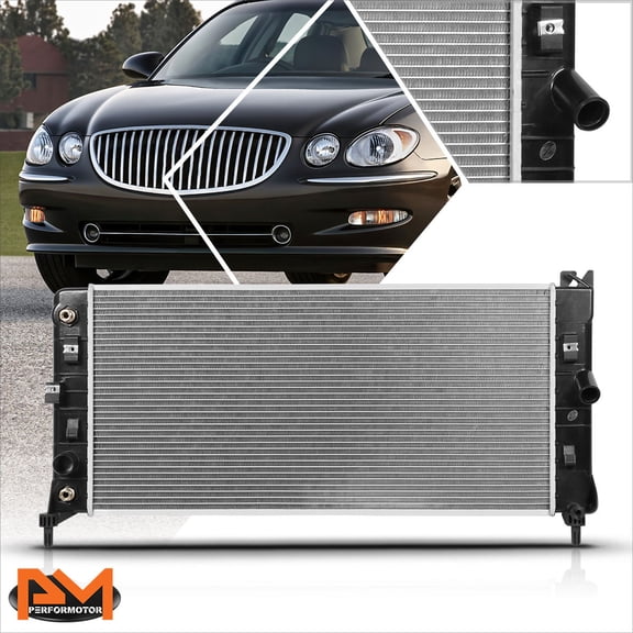 PM PERFORMOTOR for 08-09 Buick Allure/Lacrosse AT OE Factory Style Aluminum Radiator DPI-2837
