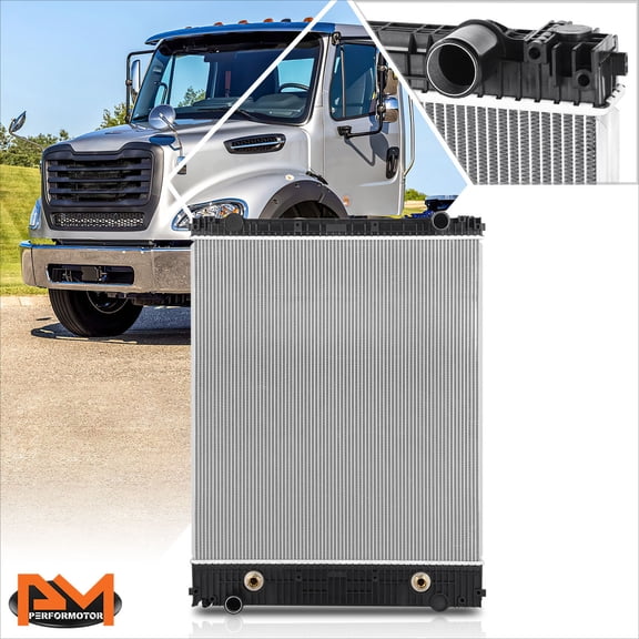 PM PERFORMOTOR for 08-13 Freightliner Business Class M2 112 106 2-Row Aluminum Cooling Radiator