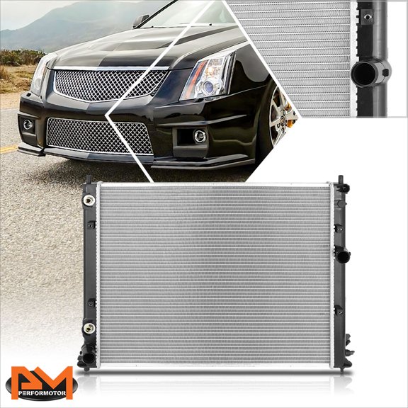 PM PERFORMOTOR for 09-15 Cadillac CTS AT Factory Style Aluminum Core Cooling Radiator DPI-13285