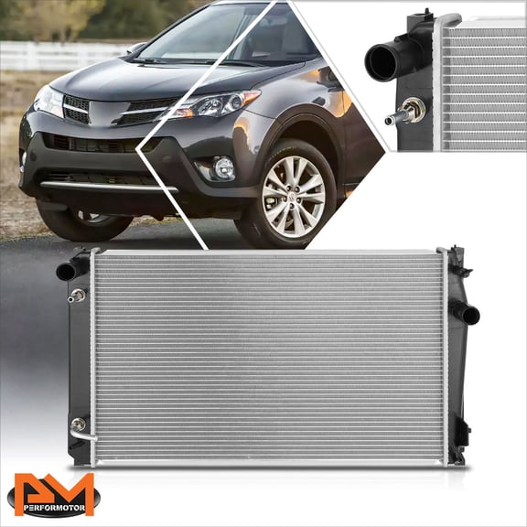 PM PERFORMOTOR for 09-15 Toyota RAV4 2.5L OE Factory Style Aluminum Cooling Radiator DPI-13383