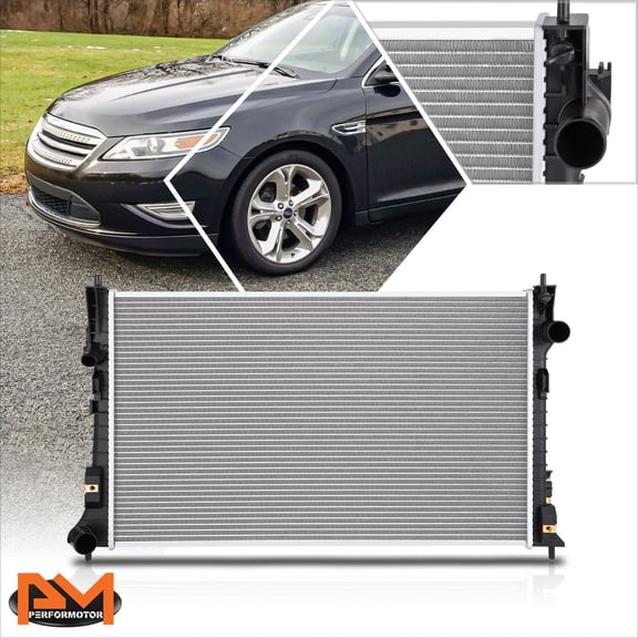 PM PERFORMOTOR for 10-12 Ford Taurus SHO/Lincoln MKS 3.5T AT Factory Style Radiator DPI-13186