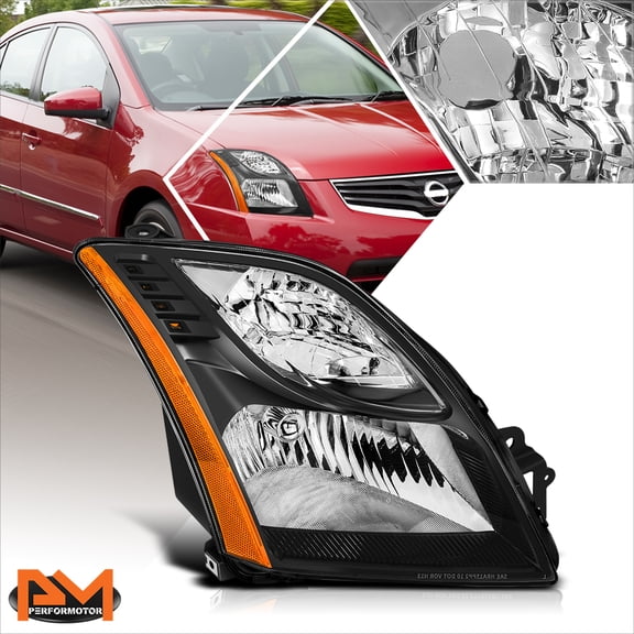 PM PERFORMOTOR for 10-12 Nissan Sentra SR SE-R Spec V Factory Style Right Side Headlight Lamp