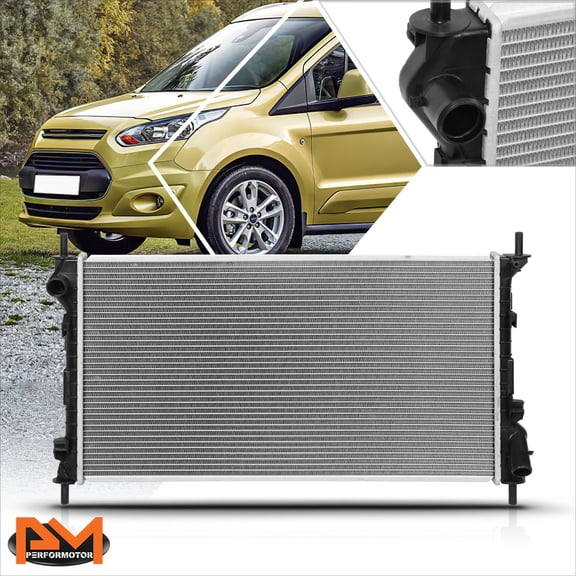 PM PERFORMOTOR for 10-13 Ford Transit Connect AT Factory Style Aluminum Core Radiator DPI-13184