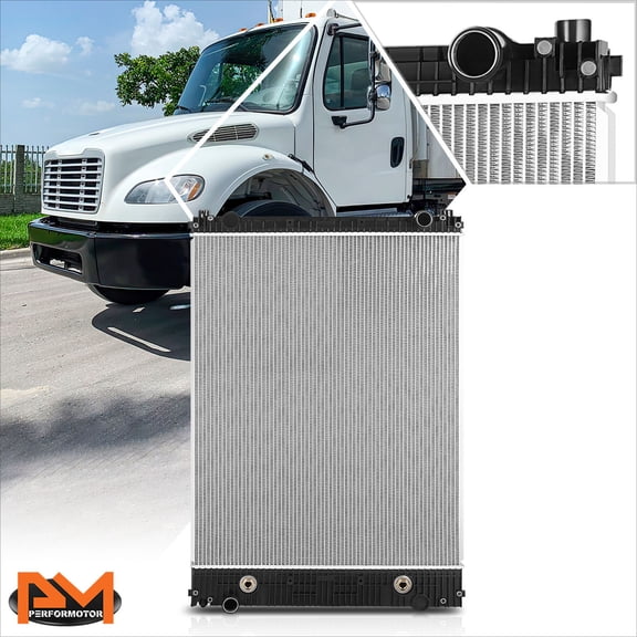 PM PERFORMOTOR for 10-13 Freightliner Business Class M2 106 112 108SD 2-Row Aluminum Radiator