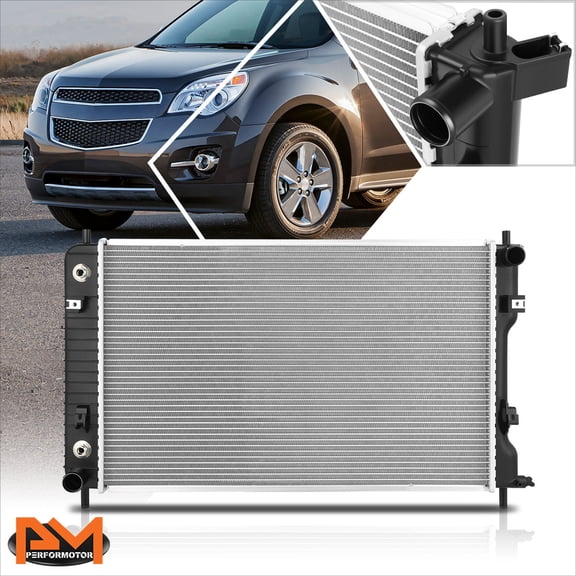 PM PERFORMOTOR for 10-17 Equinox/Terrain 2.4L 3.6L Aluminum Core Cooling Radiator DPI-13140