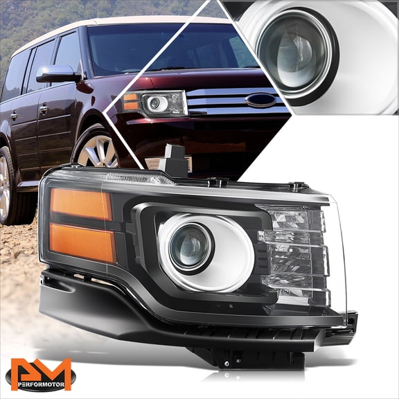 PM PERFORMOTOR for 11-12 Ford Flex Factory Style Right Side HID Projector Headlight Lamp Black