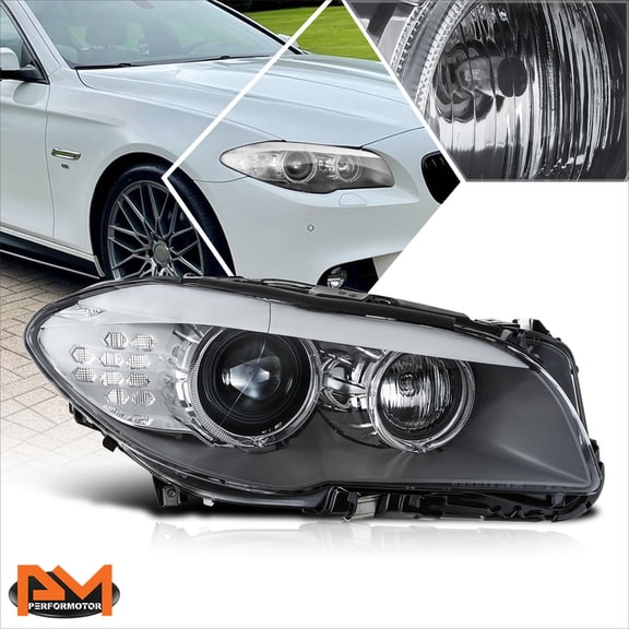 PM PERFORMOTOR for 11-13 BMW 528I 535I 550I M5 Factory Style Right Side HID Projector Headlight