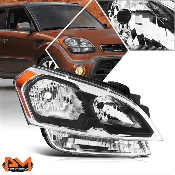 PM PERFORMOTOR for 12-13 Soul AM Factory Style Right Side Headlight Assembly Amber Corner Lamp