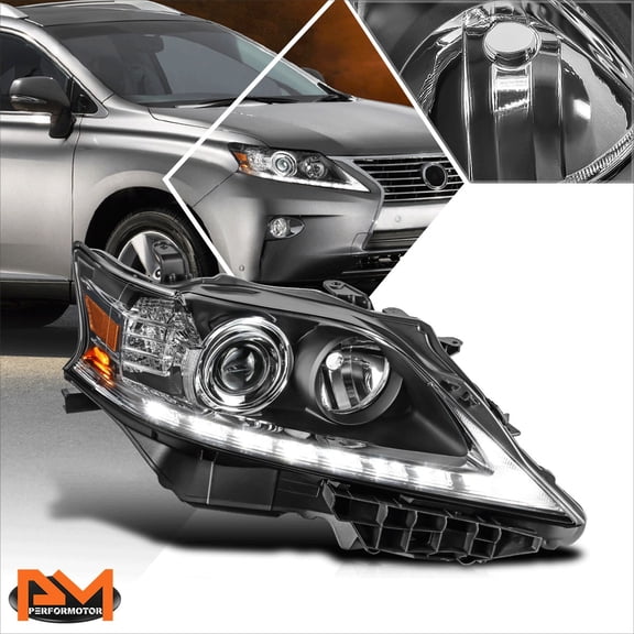 PM PERFORMOTOR for 13-15 Lexus RX350/RX450H OE Style Passenger Side LED DRL Projector Headlight