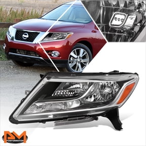 PM PERFORMOTOR for 13-16 Nissan Pathfinder Factory Style Front Driver Side Healight Lamp Chrome