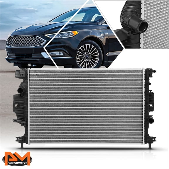PM PERFORMOTOR for 13-19 Ford Fusion/Lincoln MKZ 1.5L/2.0L/2.5L MT Aluminum Radiator DPI-13320