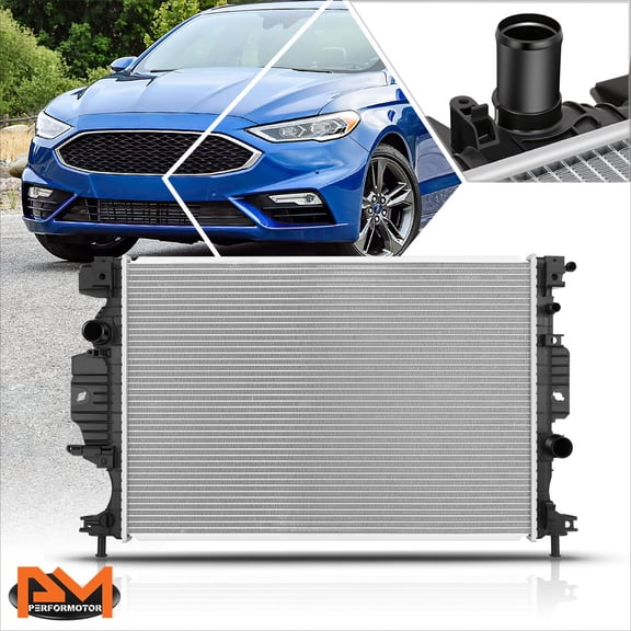 PM PERFORMOTOR for 13-20 Fusion/MKZ 1.5T/2.0L Hybrid/2.5L OE Style Aluminum Radiator DPI-13321