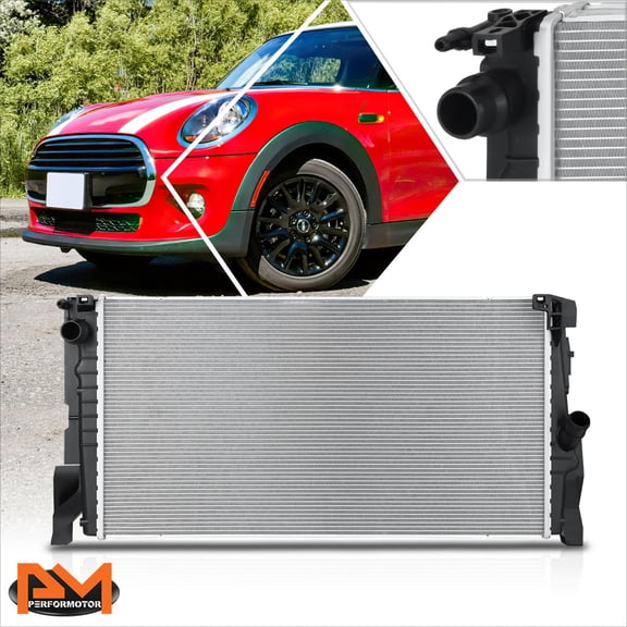 PM PERFORMOTOR for 14-18 Mini Cooper OE Factory Style Aluminum Core Cooling Radiator DPI-13543