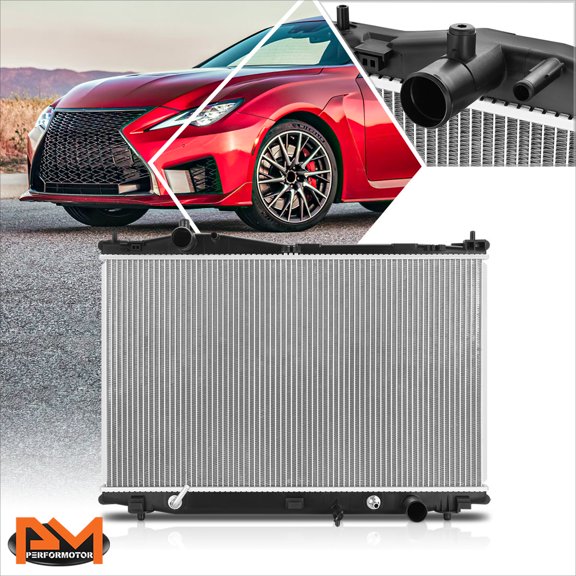 PM PERFORMOTOR for 15-20 Lexus RC F OE Style Aluminum Core Cooling Radiator Assembly DPI-13526
