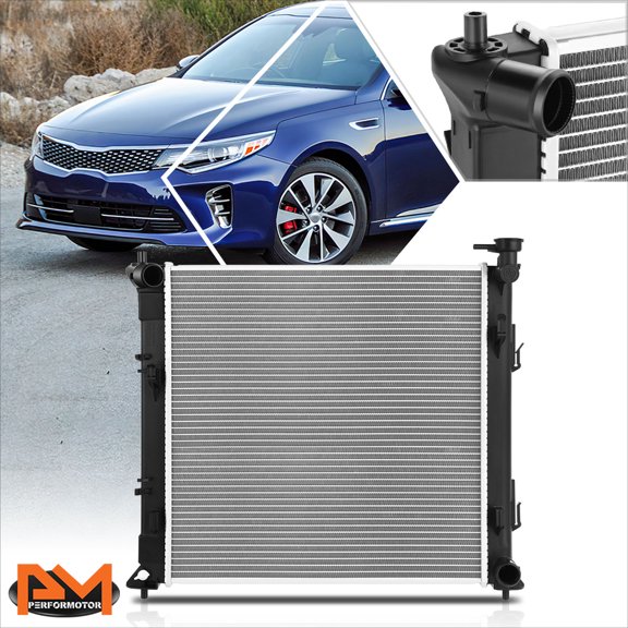 PM PERFORMOTOR for 16-19 Optima 1.6T OE Style Aluminum Core Cooling Radiator Assembly DPI-13605