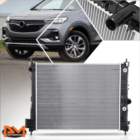 PM PERFORMOTOR for 16-22 Buick Encore/Chevy Trax 1.4L Aluminum Core Cooling Radiator DPI-13840