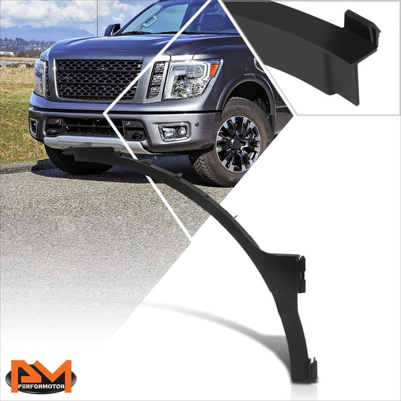 PM PERFORMOTOR for 17-19 Nissan Titan OE Factory Style Lower Right Radiator Cooling Fan Shroud