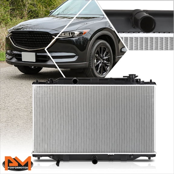 PM PERFORMOTOR for 17-23 Mazda CX-5 OE Style Aluminum Core Cooling Radiator Assembly DPI-13659
