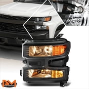 PM PERFORMOTOR for 19-22 Chevrolet Silverado 1500 LTD Driver Left Side Black Clear Headlight