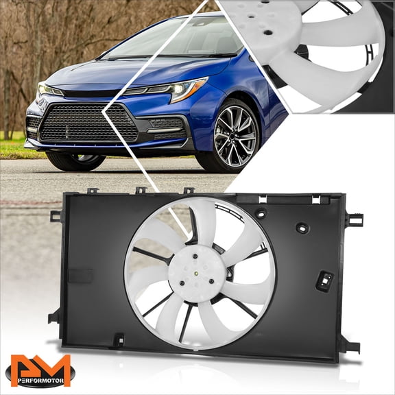 PM PERFORMOTOR for 19-23 Toyota Corolla/Lexus UX200 2.0L OE Style Radiator Cooling Fan Assembly