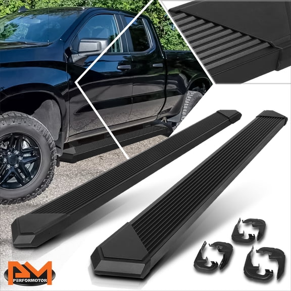PM PERFORMOTOR for 19-24 Silverado/Sierra 1500-3500 Extended Cab Side Nerf Bar Running Boards