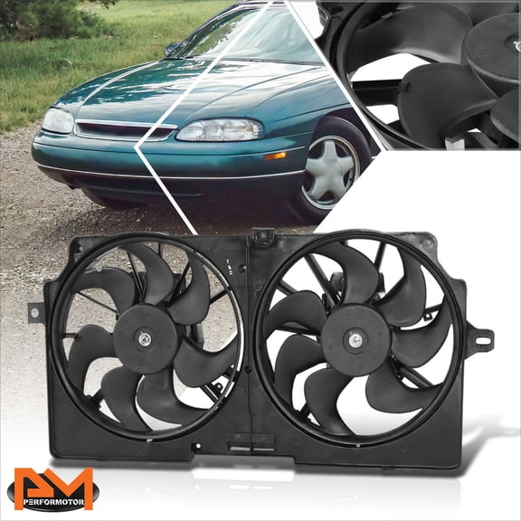 PM PERFORMOTOR for 1999 Chevy Lumina/Monte Carlo Factory Style Radiator Cooling Fan Assembly