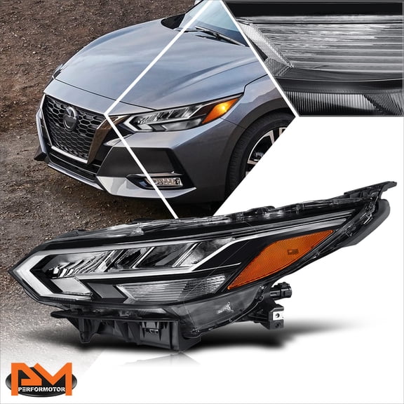 PM PERFORMOTOR for 20-22 Nissan Sentra S/SR/SR Premium/SV OE Style Left Side LED Headlight Lamp