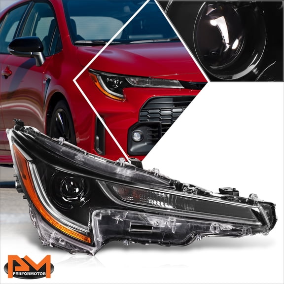PM PERFORMOTOR for 20-24 Toyota Corolla Sedan OE Style Right Side LED Projector Headlight Lamp