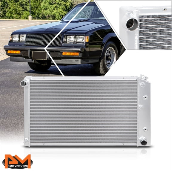 PM PERFORMOTOR for 78-88 Century/Impala/Malibu/Monte Carlo 3-Row Full Aluminum Racing Radiator
