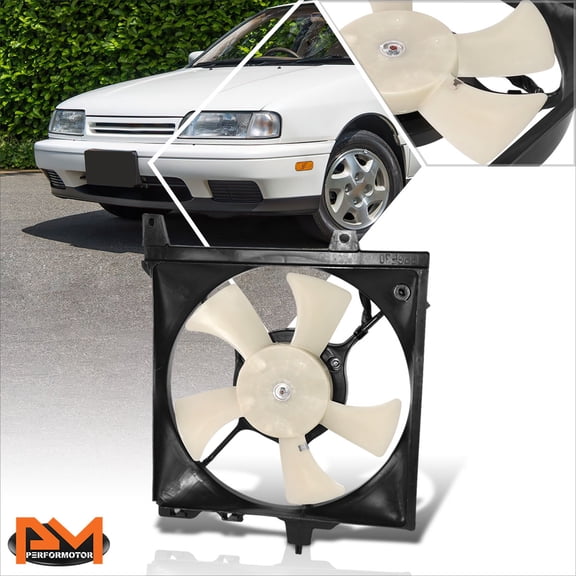 PM PERFORMOTOR for 91-96 Infiniti G20 Factory Style Lightweight Radiator Cooling Fan Assembly