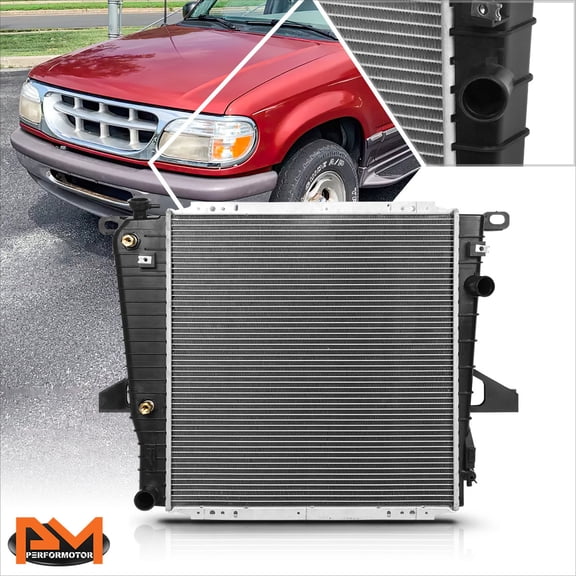 PM PERFORMOTOR for 95-00 Ford Explorer 4.0L AT OE Factory Style Aluminum Core Radiator DPI-1728