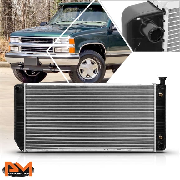 PM PERFORMOTOR for 96-00 Chevy/GMC C/K Suburban Tahoe Yukon V8 AT Aluminum Radiator DPI-2317